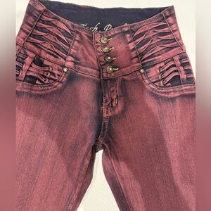 Trendy Pink Skinny Jeans